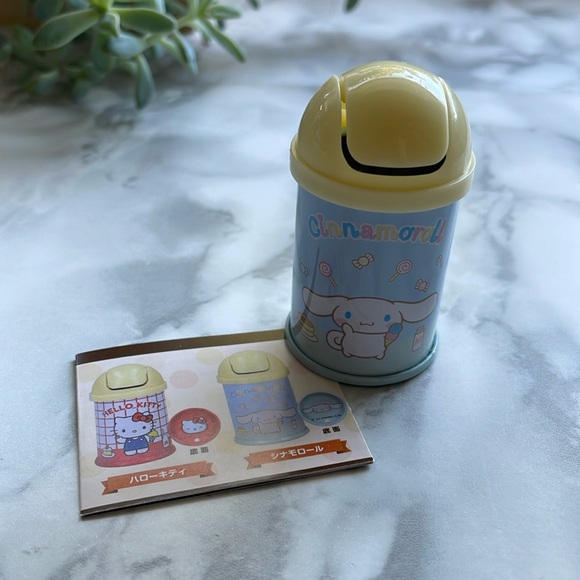 Sanrio - Mini garbage bucket - Cinnamoroll Japan gachapon New - Picture 2 of 4